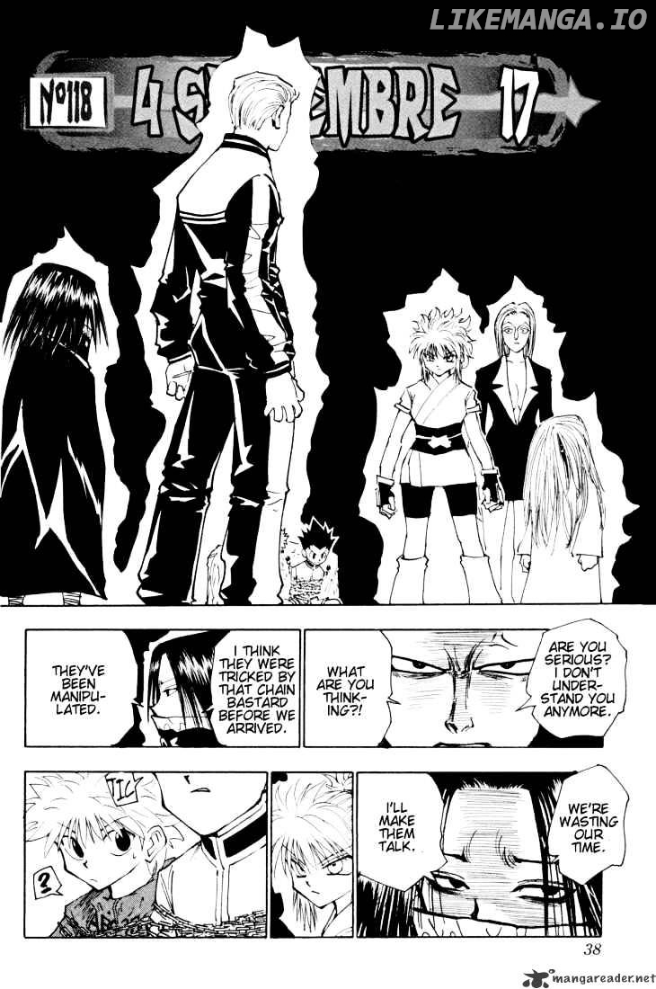 Hunter x Hunter, Chapter 118 image 02